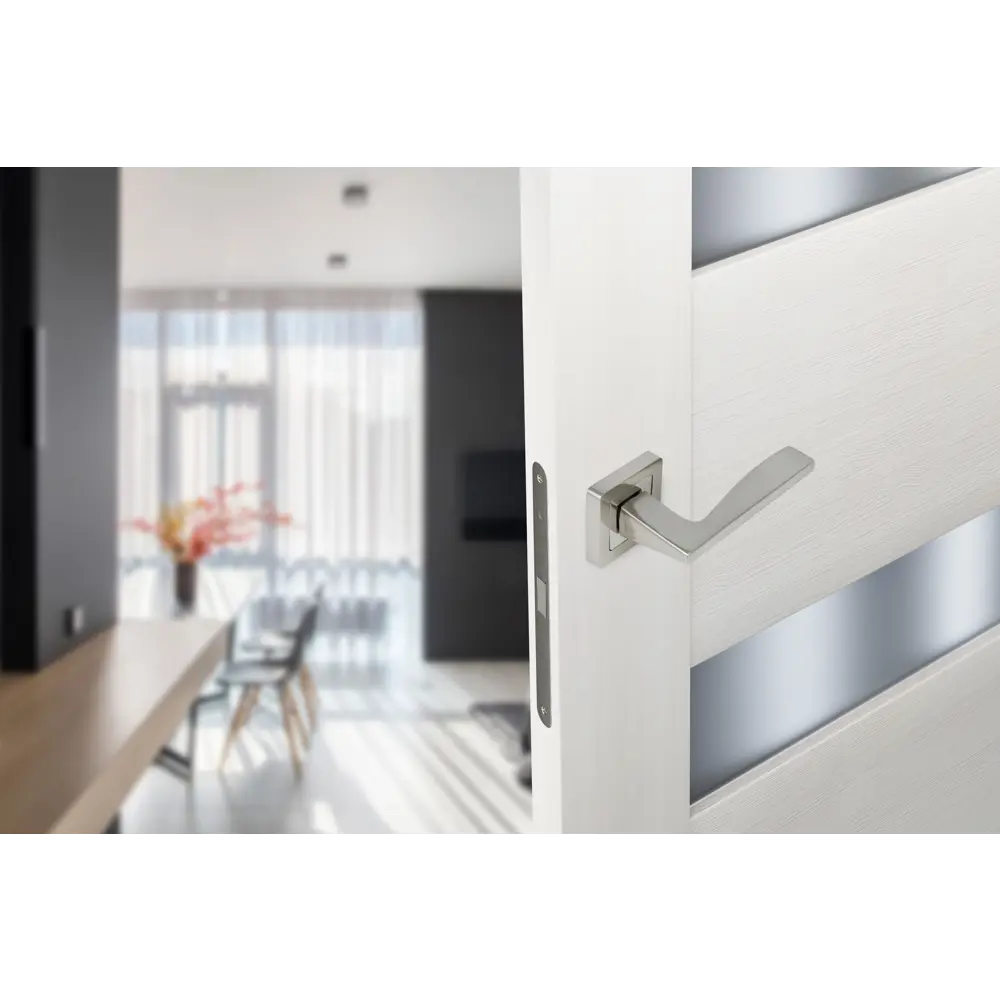 EDSON Дверные ручки EDS-142H-Q1 в стильном никелевом исполнении 85168731 STLM-0059352 - Вид №5