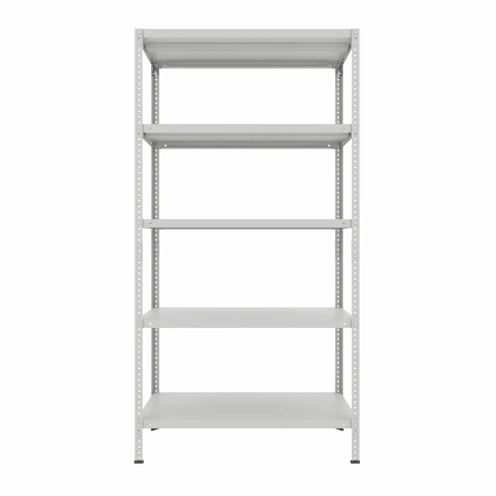 Стеллаж металлический 5 полок 200x100x50 см цвет серый нагрузка 100 кг на полку 89348803 STLM-2212580 Everest  - Вид №1