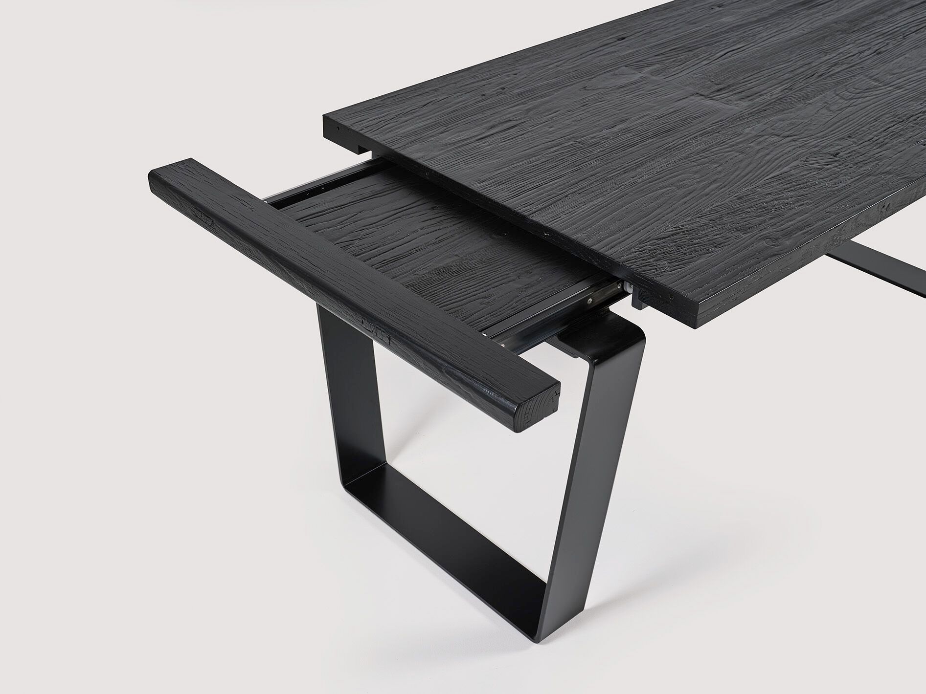 Прямоугольный обеденный стол из стали и дерева Naturedesign Origin ARCH-00094706 - Вид №4