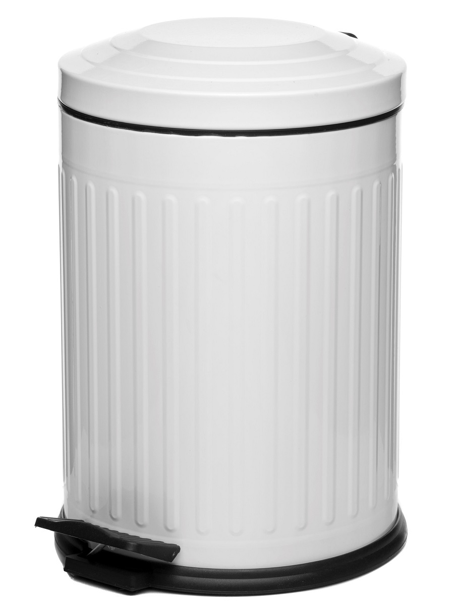 Вёдра с педалью и крышкой Apus 12L White NAVAKO 11014