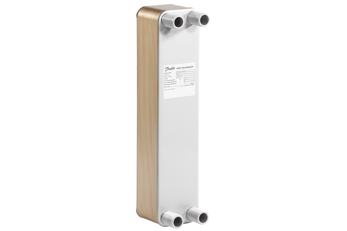 Danfoss Паяный пластинчатый теплообменник серии XB37 XB 37L-1 90 PN25 Паяный ТО 004H7281  - Вид №1