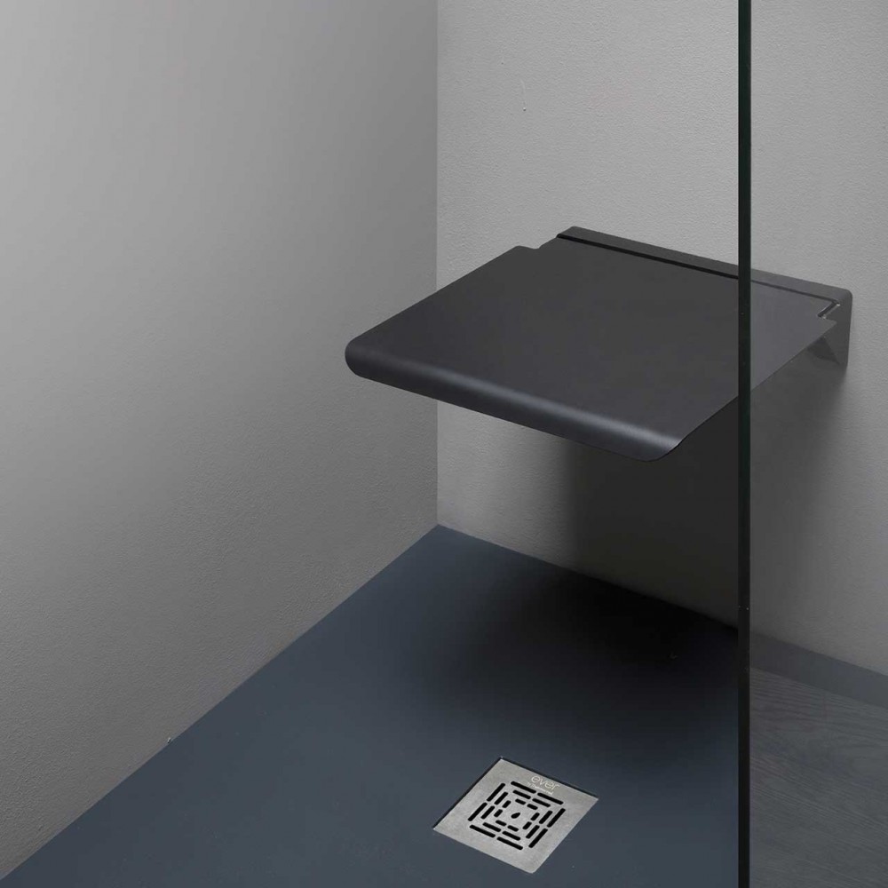 ELSDNREVEVER Life Design Складное сиденье для душа - Elegance  Непрозрачный черный 