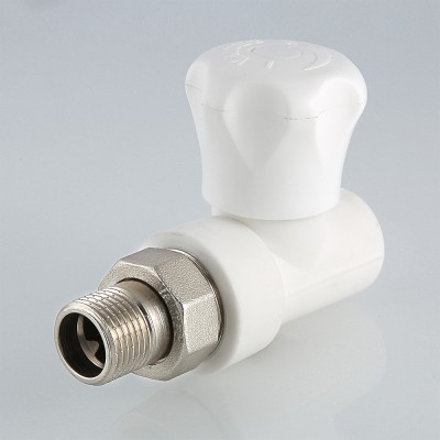 VTp.717.V.02004 Клапан полипропиленовый со сгоном прямой Valtec 20 мм х 1/2"  - Вид №3