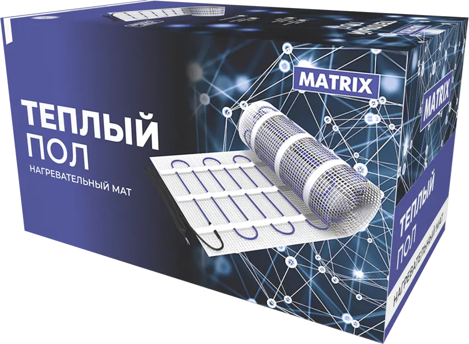 90666821 Нагревательный мат для теплого пола Grandeks Matrix 12 м² 1800 Вт STLM-0330358