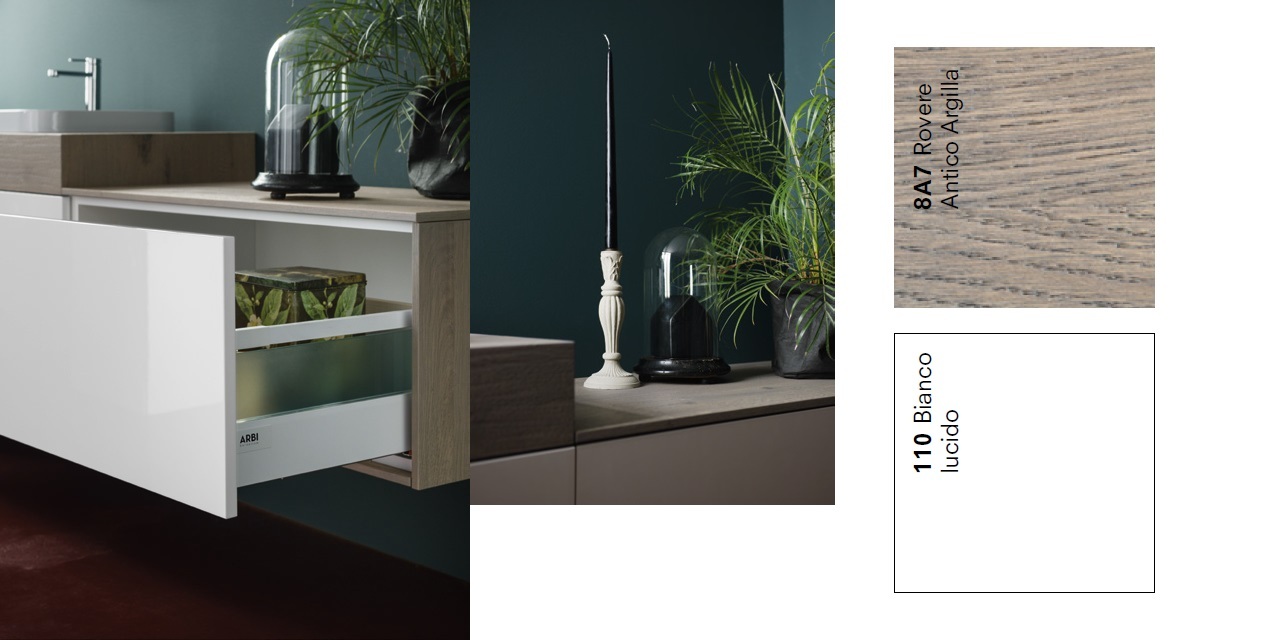 Мебель в ванну sky композиция #197 Arbi SKY197 - Вид №2