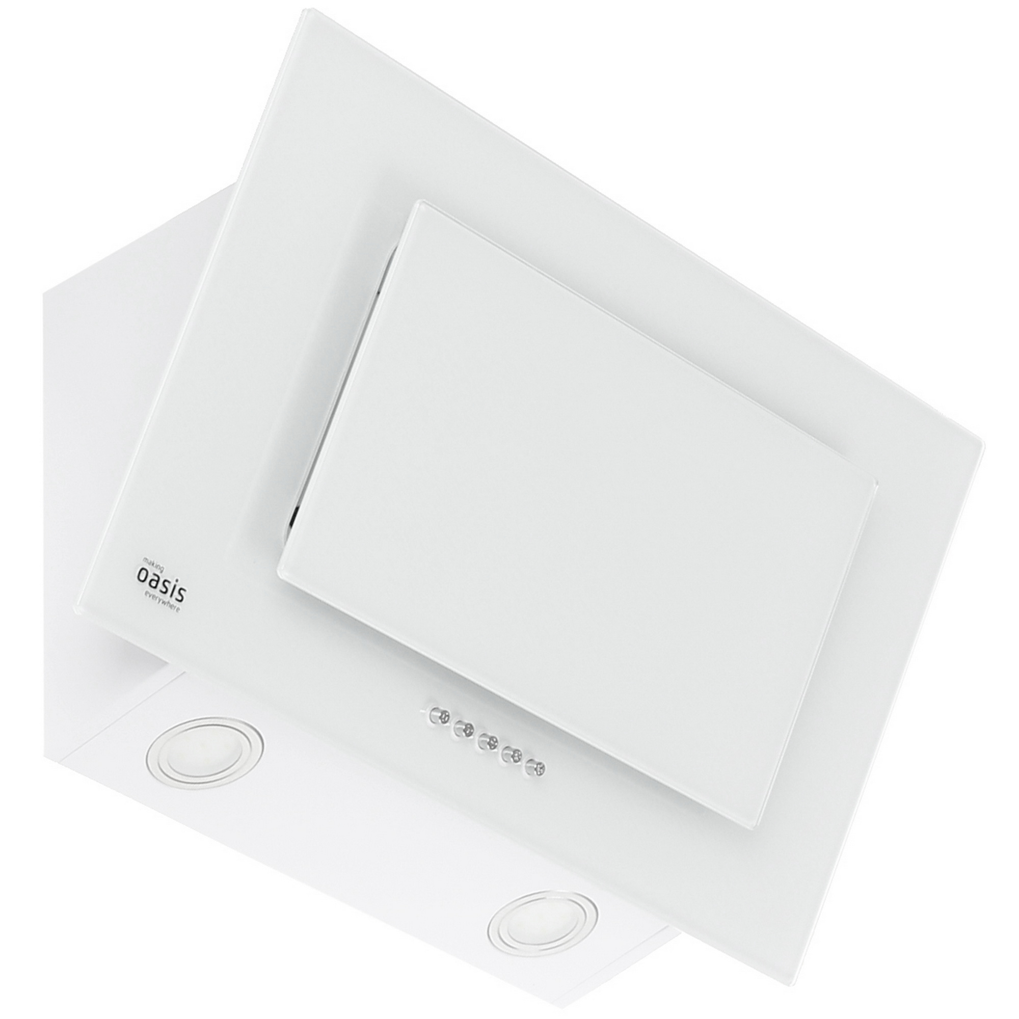 8166201 Вытяжка наклонная Oasis ND-60W белый/белый STDN-0072406