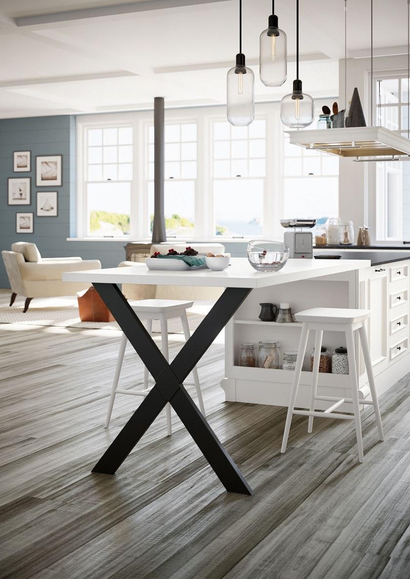 Febal Casa Лакированная кухня с островом sun-id-1502387 - Вид №1