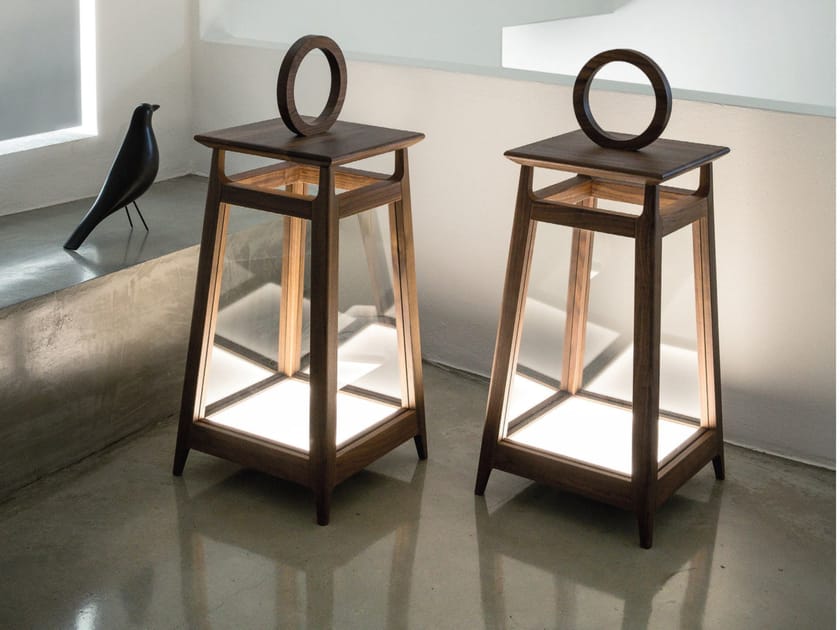 Деревянный светодиодный торшер Porada Soul ARCH-00145642