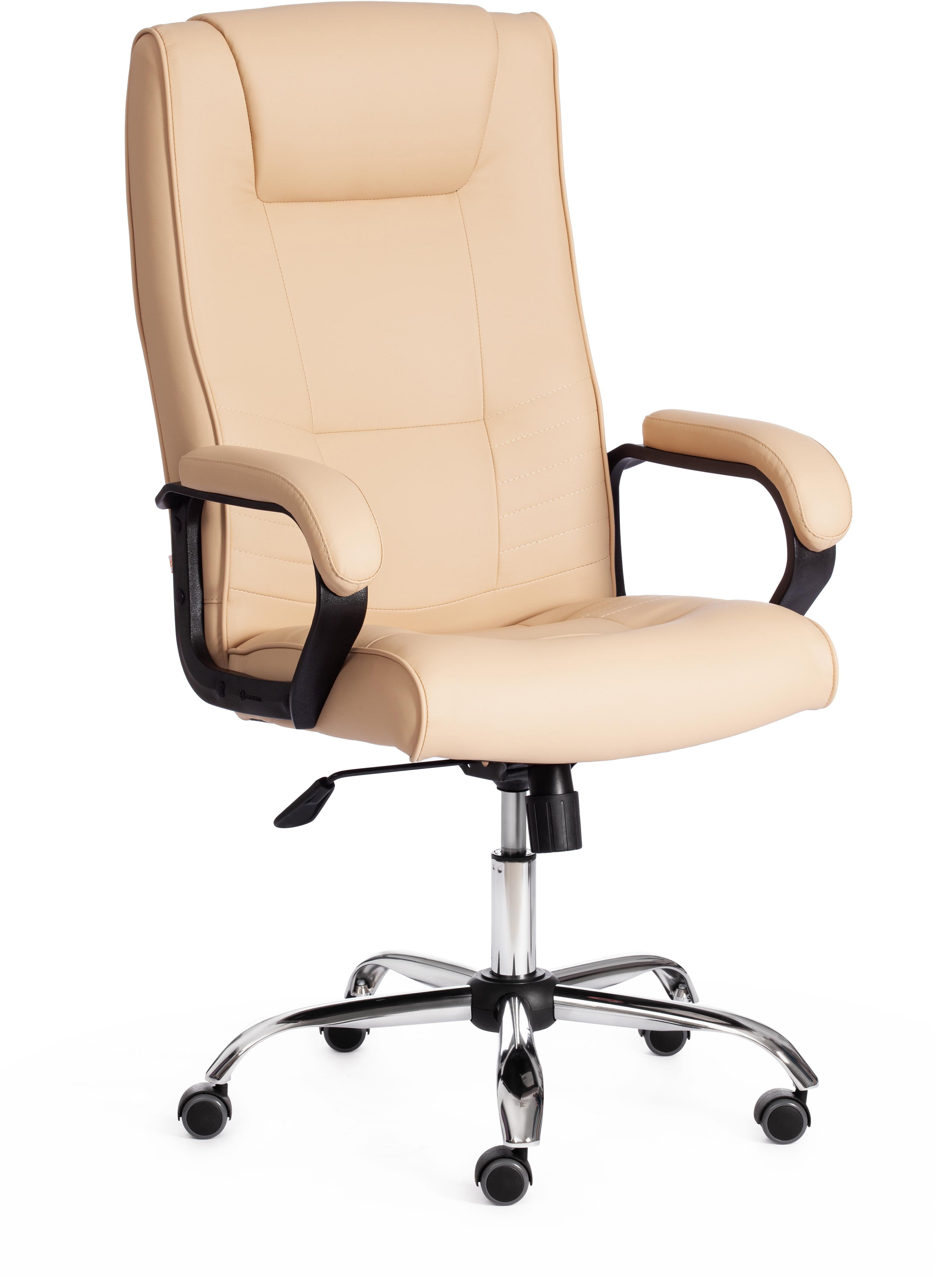 90938885 Офисное кресло Maxima экокожа цвет бежевый STLM-0424995 TETCHAIR