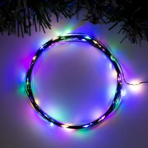 90641872 Электрогирлянда комнатная Luazon lighting 5198325 роса 5 м 50 ламп бесцветный 2 режимов работы STLM-0957509