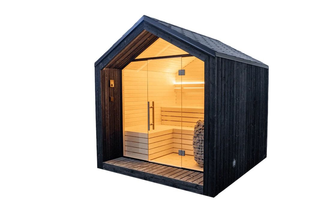 Деревянная сауна на открытом воздухе Saunamo LUMI ARCH-00147352 - Вид №1