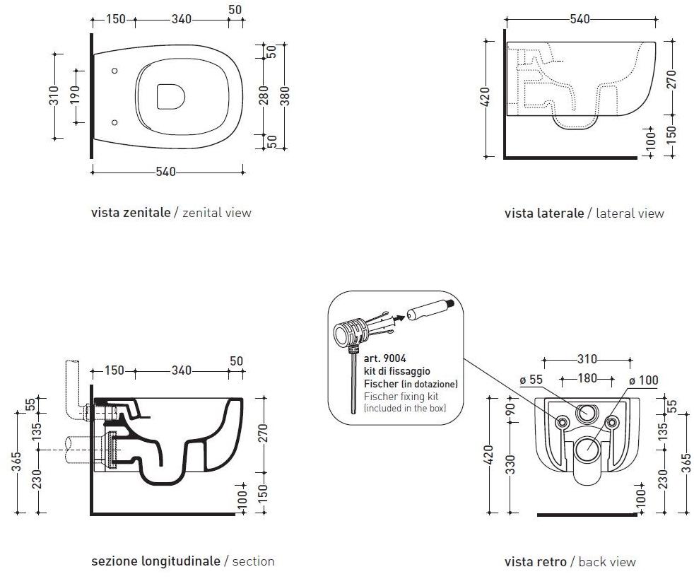 Ceramica Flaminia Bonola  Bn118g  - Вид №1