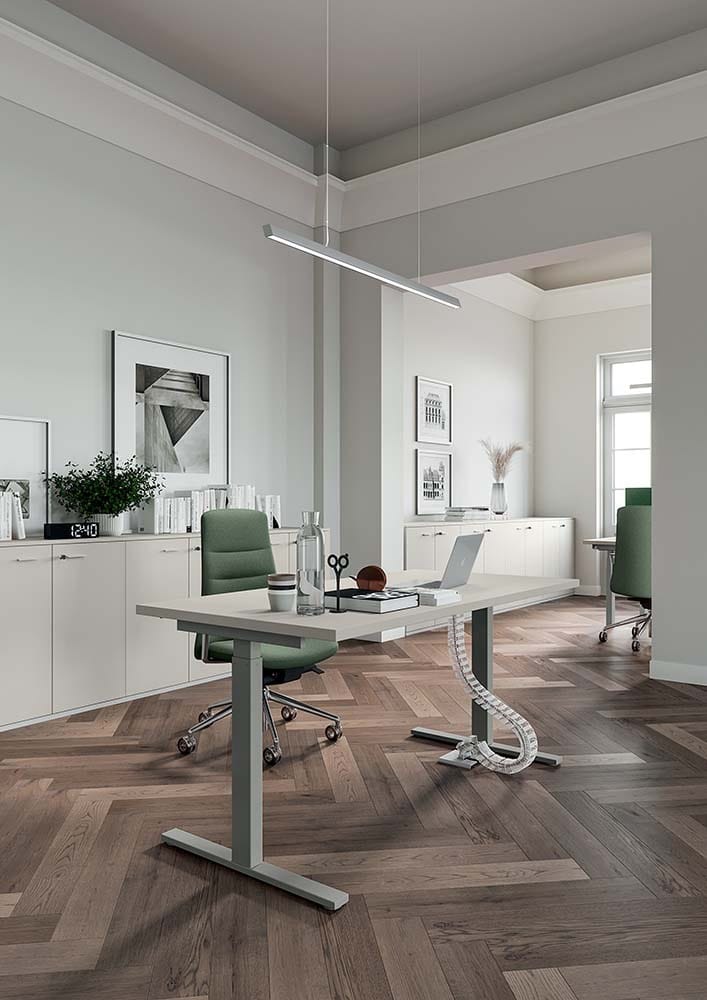 Рабочий стол с регулируемой высотой Quadrifoglio Group дизайн-офис ARCH-00036333 - Вид №2
