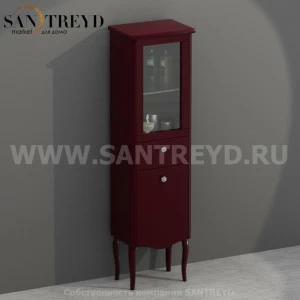 PS38DME Напольный шкаф с правым открывание двери 177 см цвет Гранотовый сок Globo Paestum Италия