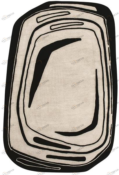 Toulemonde Bochart Ковер овальный ручной работы узорчатый The designers sun-id-1391016