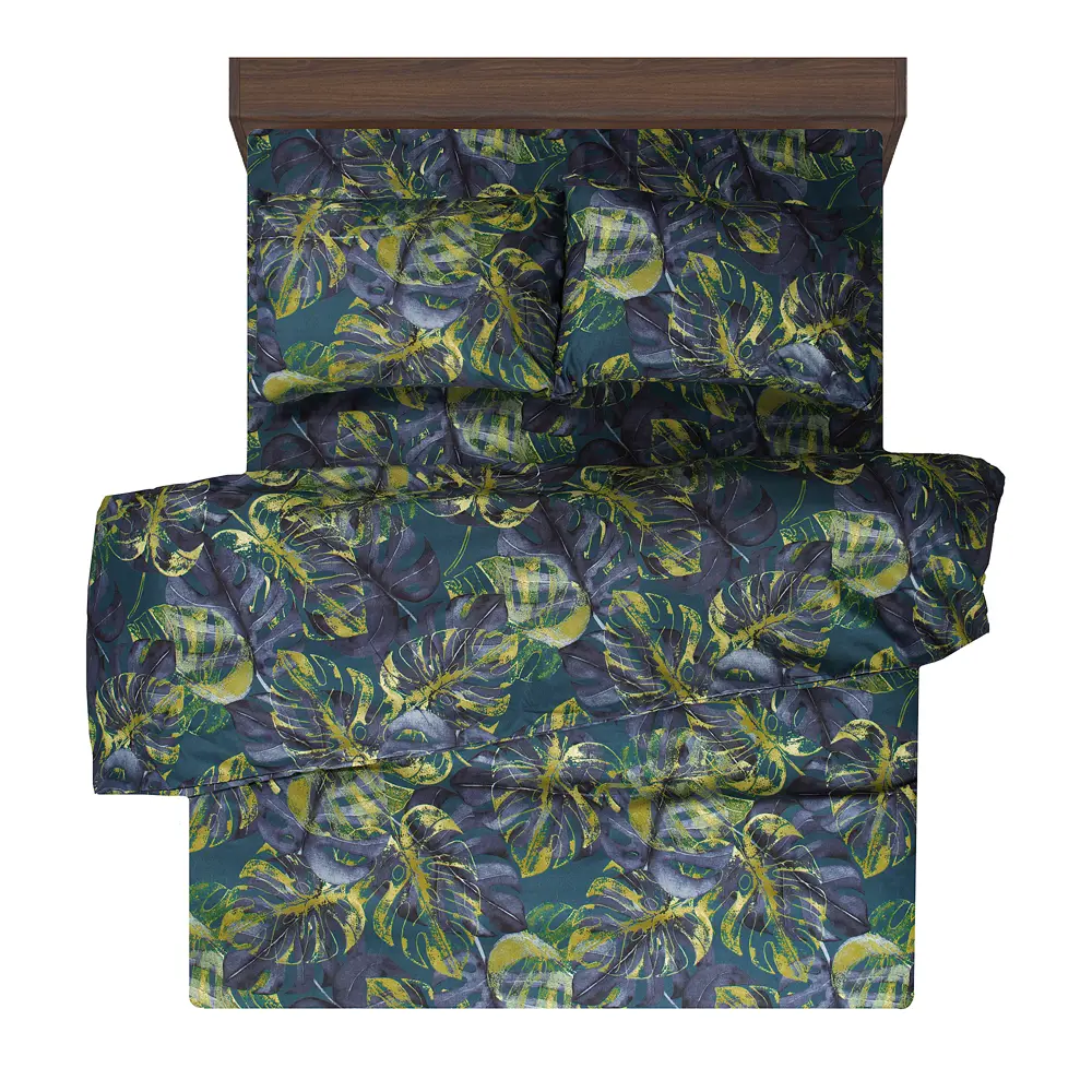 Комплект постельного белья Amore Mio Енвелоп евро полисатин разноцветный STLM-2048225 - Вид №4