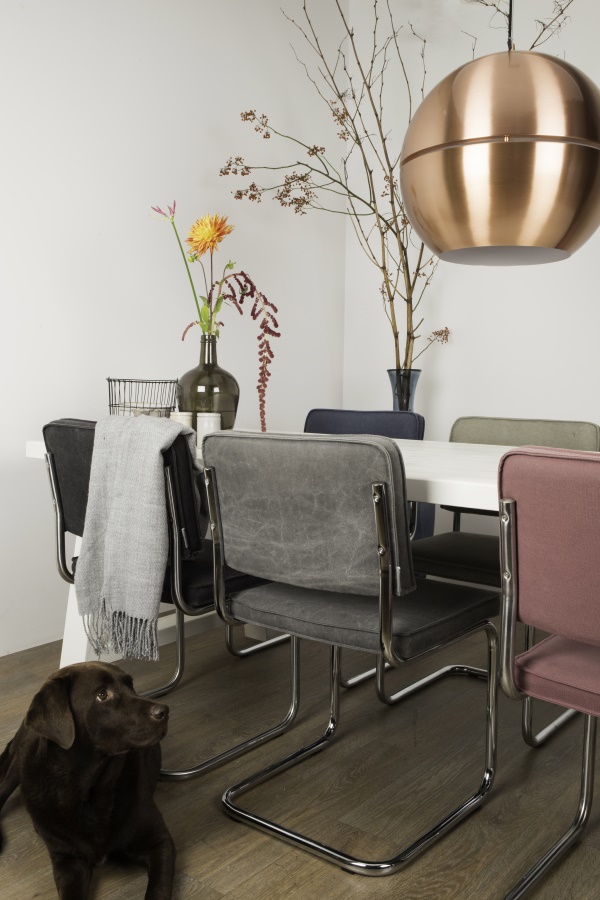 Стул Ridge Brushed Vintage серый Zuiver 1100115 - Вид №1