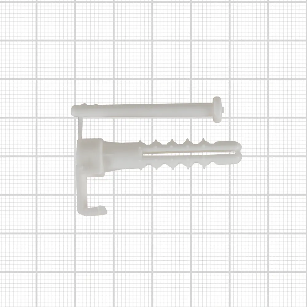Дюбель-скоба для плоского провода 8.5х45 мм цвет белый пластик 40 шт ВС-ГРУПП STLM-2016970 - Вид №4