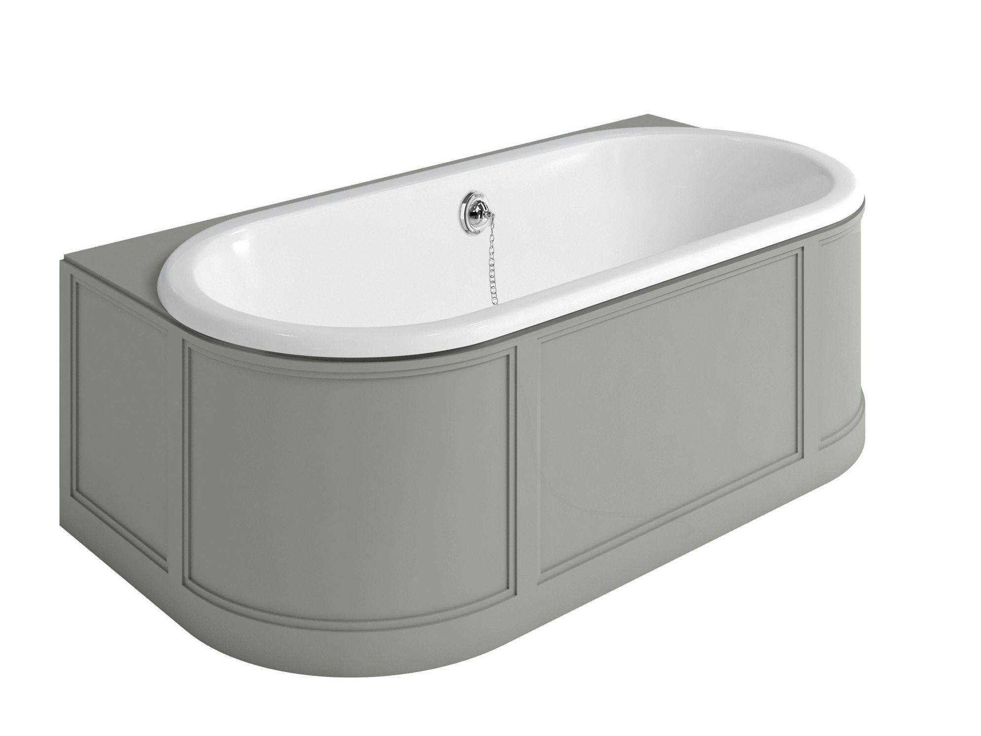 Утопленная акриловая овальная ванна Burlington LONDON ARCH-00093449 - Вид №1