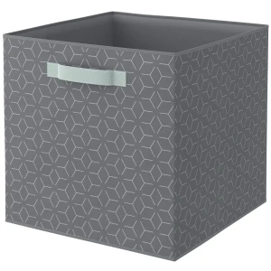 Короб Spaceo KUB Archi L 31x31x31 см 30 л полиэстер цвет комбинированный серый 82020855 STLM-2133146