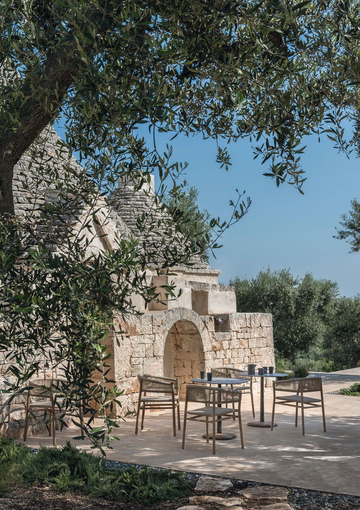 Керамический каменный стол Ethimo Enjoy ARCH-00130777 - Вид №9