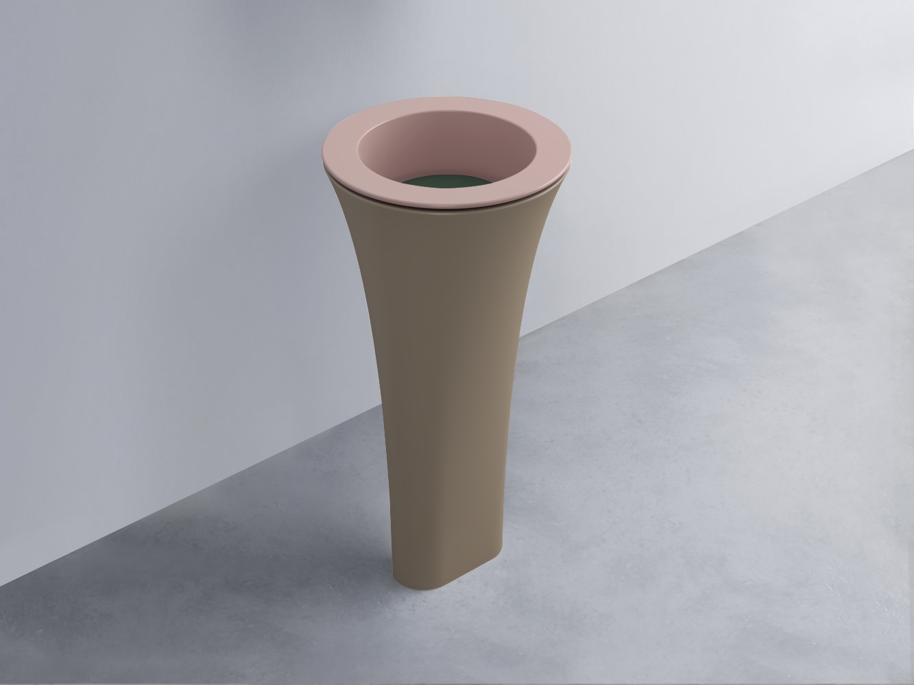 AMLA45-CP+AMPILT-MU+AMCOLT-AN Раковина Amedeo Tondo отдельностоящая cielo Enjoy + Amedeo Ceramica Cielo