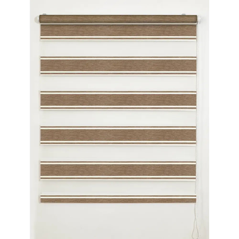 Штора рулонная день-ночь Дэли 160x175 см коричневая MIAMOZA STLM-2083709 - Вид №7