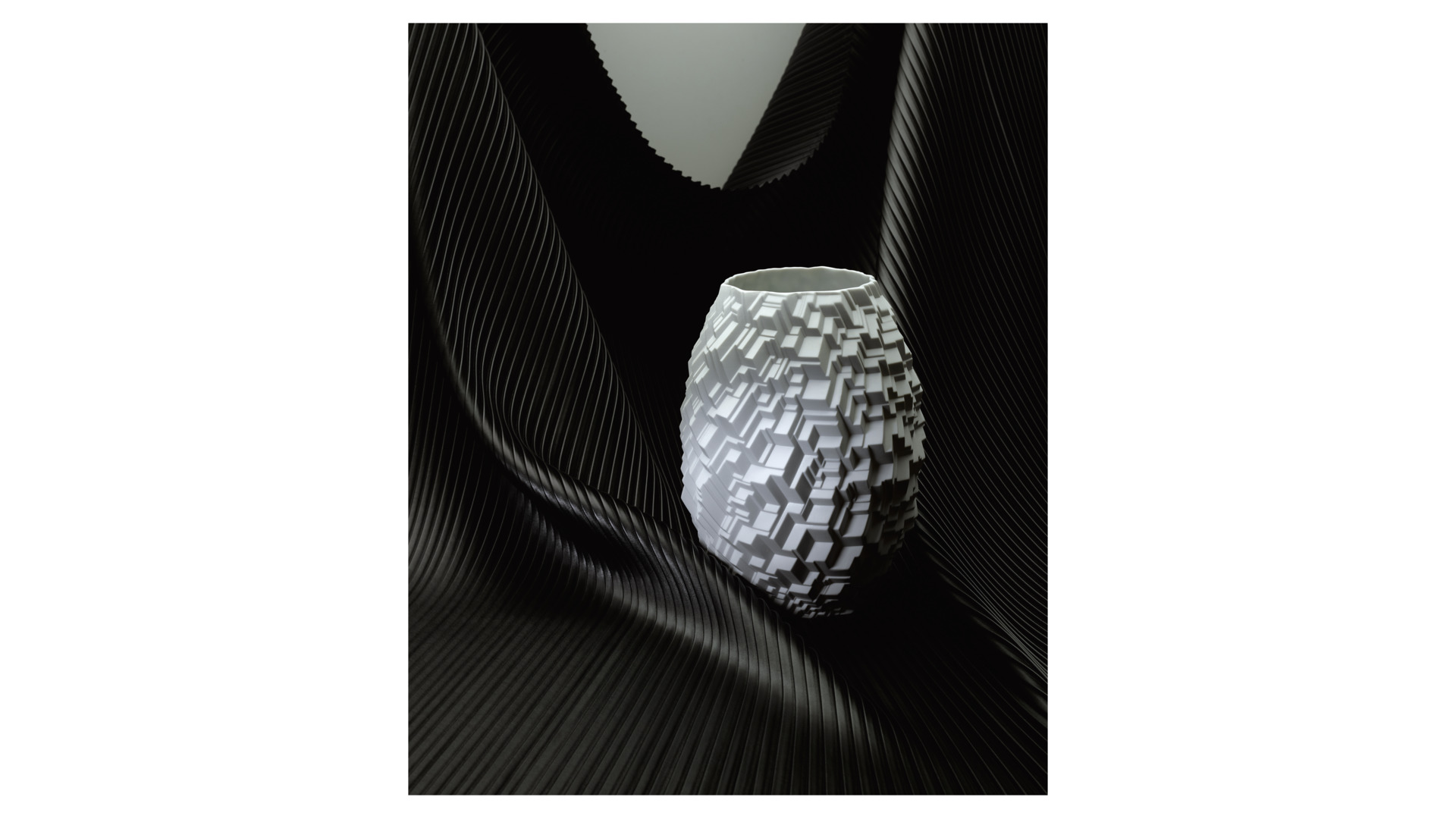 10654591 Rosenthal Ваза Rosenthal Фи 28см, фарфор, белая Фарфор  - Вид №1