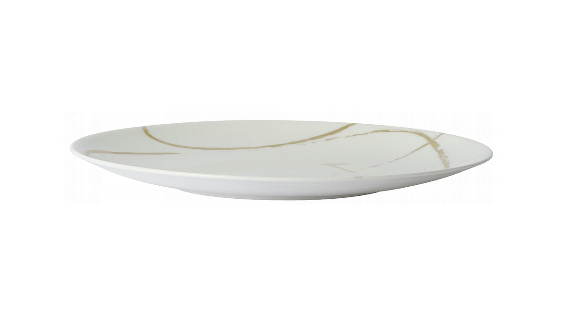 10654656 Royal Crown Derby Тарелка закусочная Royal Crown Derby "Эскиз. Белый"22см Фарфор, Керамика  - Вид №1
