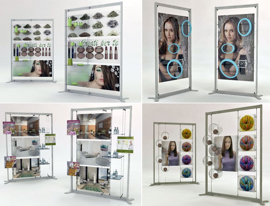 Алюминиевая напольная витрина для брошюр STUDIO T InUno ARCH-00151424 - Вид №1