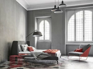 Bonaldo Двуспальная кровать с мягким изголовьем