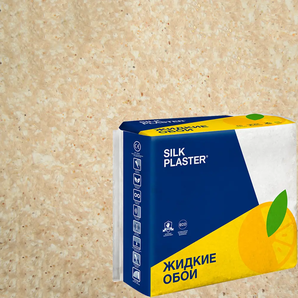 Жидкие обои Silk Plaster Absolute А304 0.83 кг цвет капучино STLM-2063410