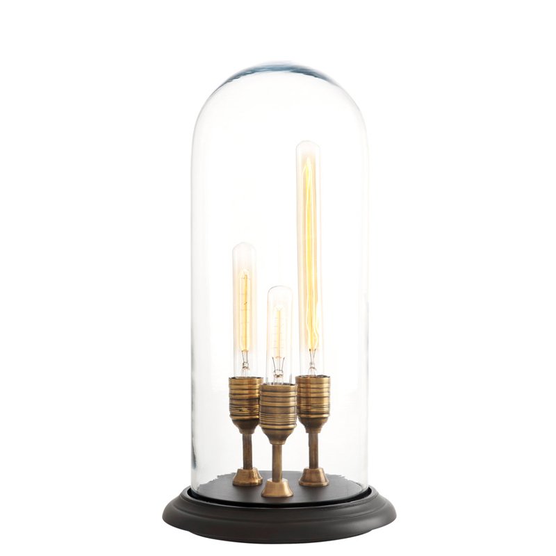 Настольная лампа Newbury от Eichholtz 108579 EICHHOLTZ ИНТЕРЬЕРНЫЕ 061715 Бронза;прозрачный  - Вид №1