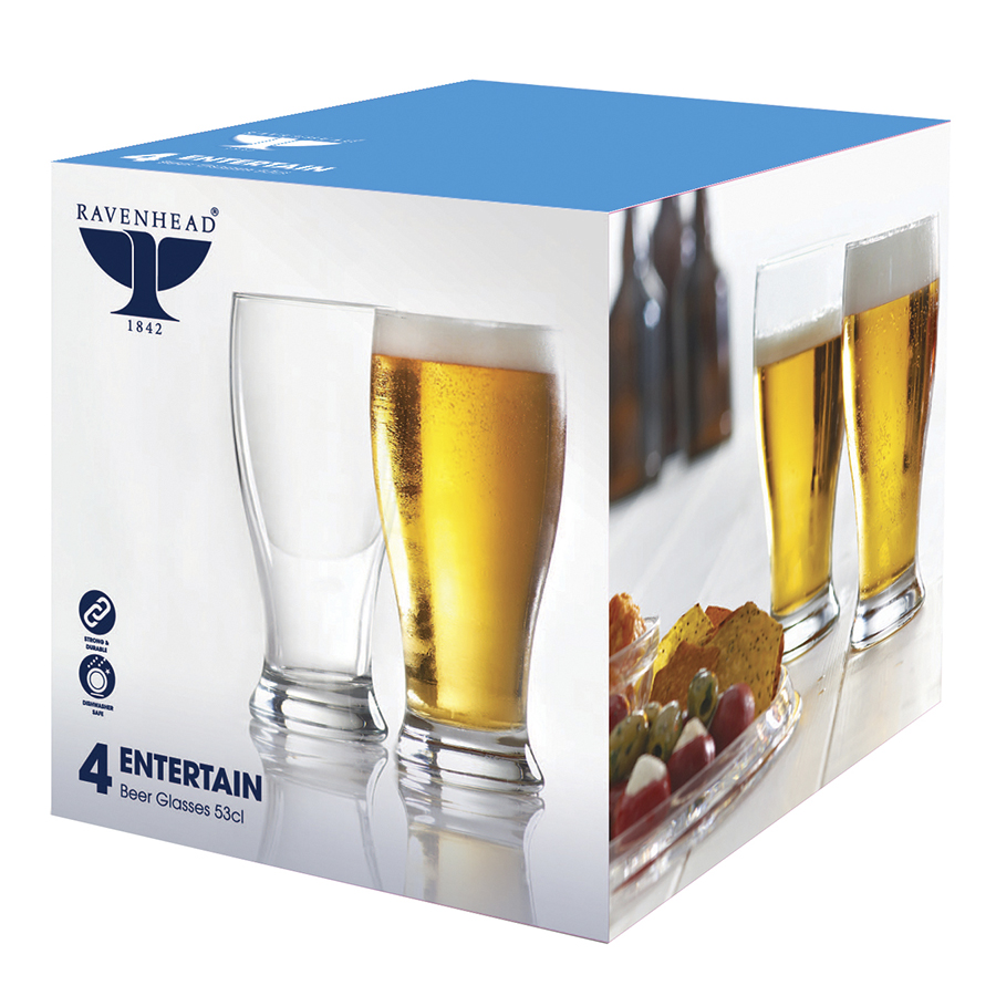 R0041.607 Набор из 4 бокалов для пива entertain 530 мл Ravenhead  - Вид №4