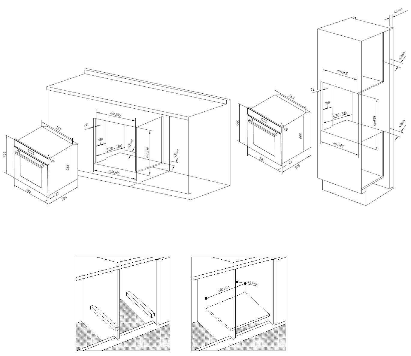 9283399 Электрический духовой шкаф EXITEQ EXO-111 черный STDN-0101873 - Вид №10