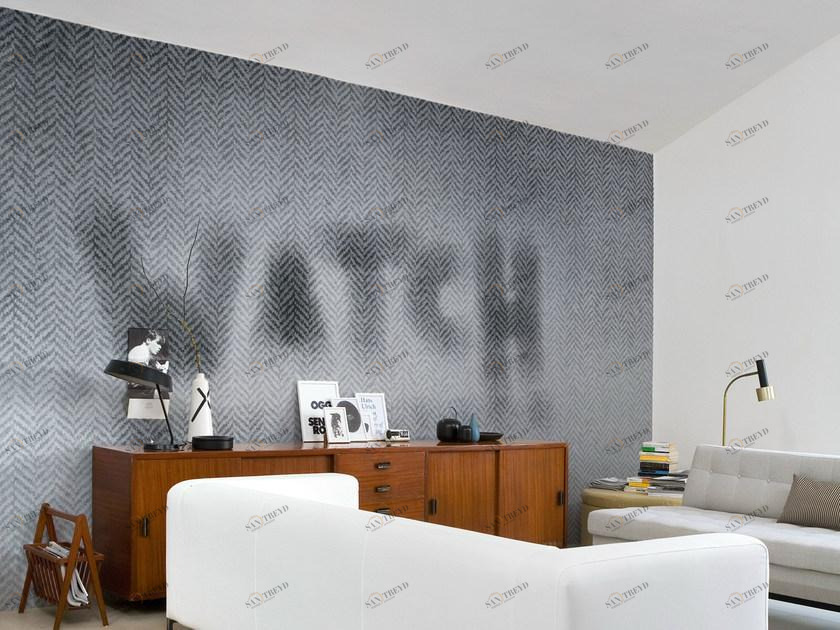 Wall&decò Геометрический с буквами Contemporary wallpaper 2013 sun-id-1469403