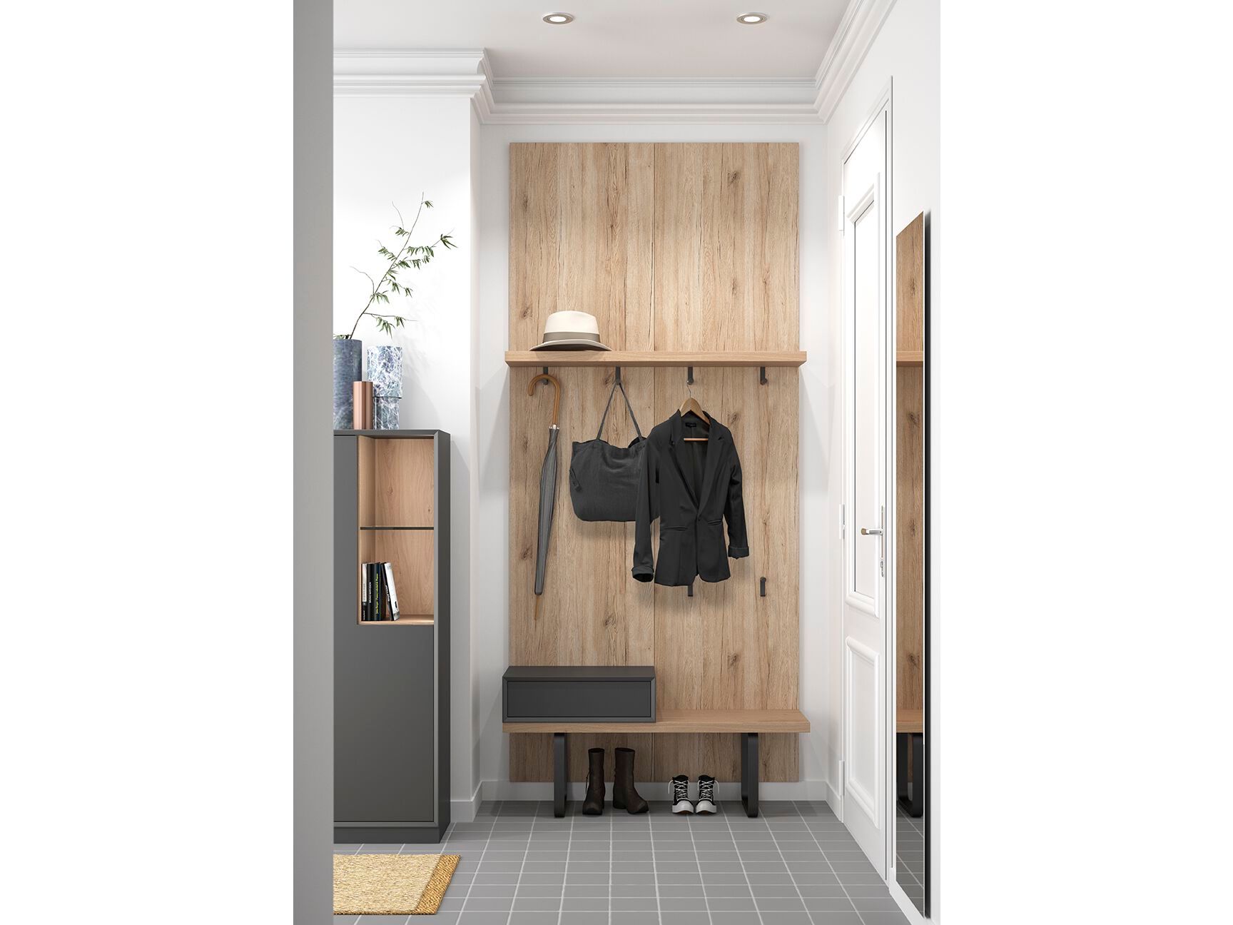 Модульный входной шкаф Sudbrock Möbelhandwerk Modo ARCH-00090633 - Вид №3