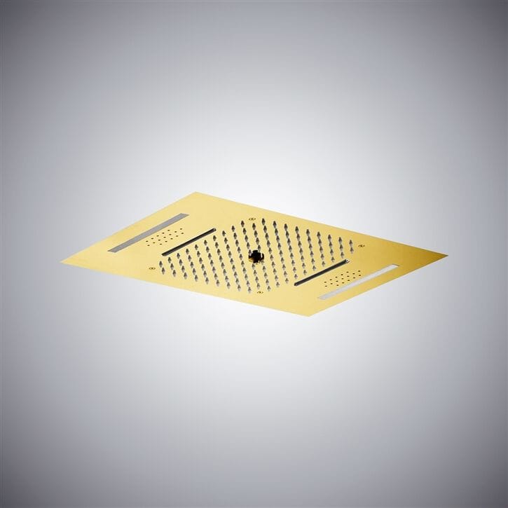 Светодиодная потолочная душевая головка из нержавеющей стали Fontana Showers Luxe Fontaine ARCH-00004624 - Вид №4