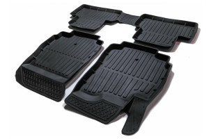 17424630 Коврики в салон 3D PREMIUM резиновые, для Chevrolet Orlando 2011-2015 г.в. PR.CH.ORL.11G.02063 SRTK