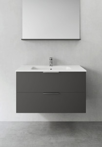 1390211 Шкаф Для Умывальника Antracit 900 Hafa  Антрацитовый