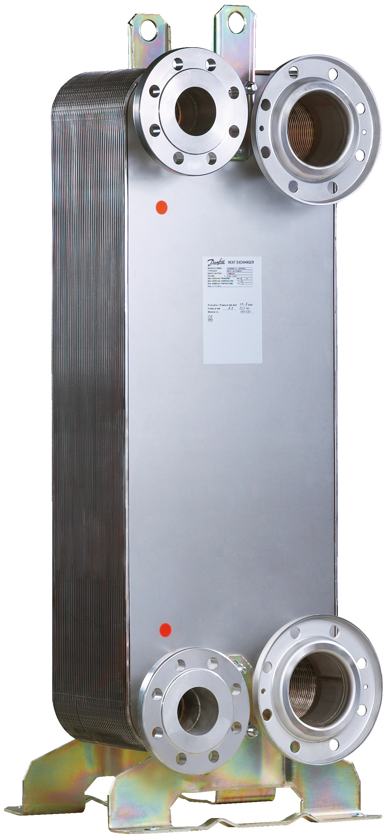 Danfoss Паяный пластинчатый теплообменник серии XB70 XB 70H-1 110 DN65/DN100 004B2018  - Вид №23