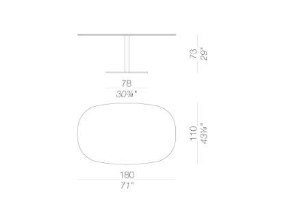 Овальный стол для контракта Lapalma ARCH-00057388 - Вид №4