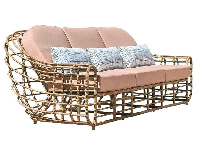 3-местный садовый диван из смолы Walters Mitzi ARCH-00146288