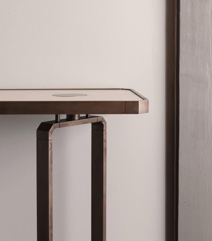 OFFICINACIANI Прямоугольный деревянный консольный стол в современном стиле Domino Hf2076co - Вид №4