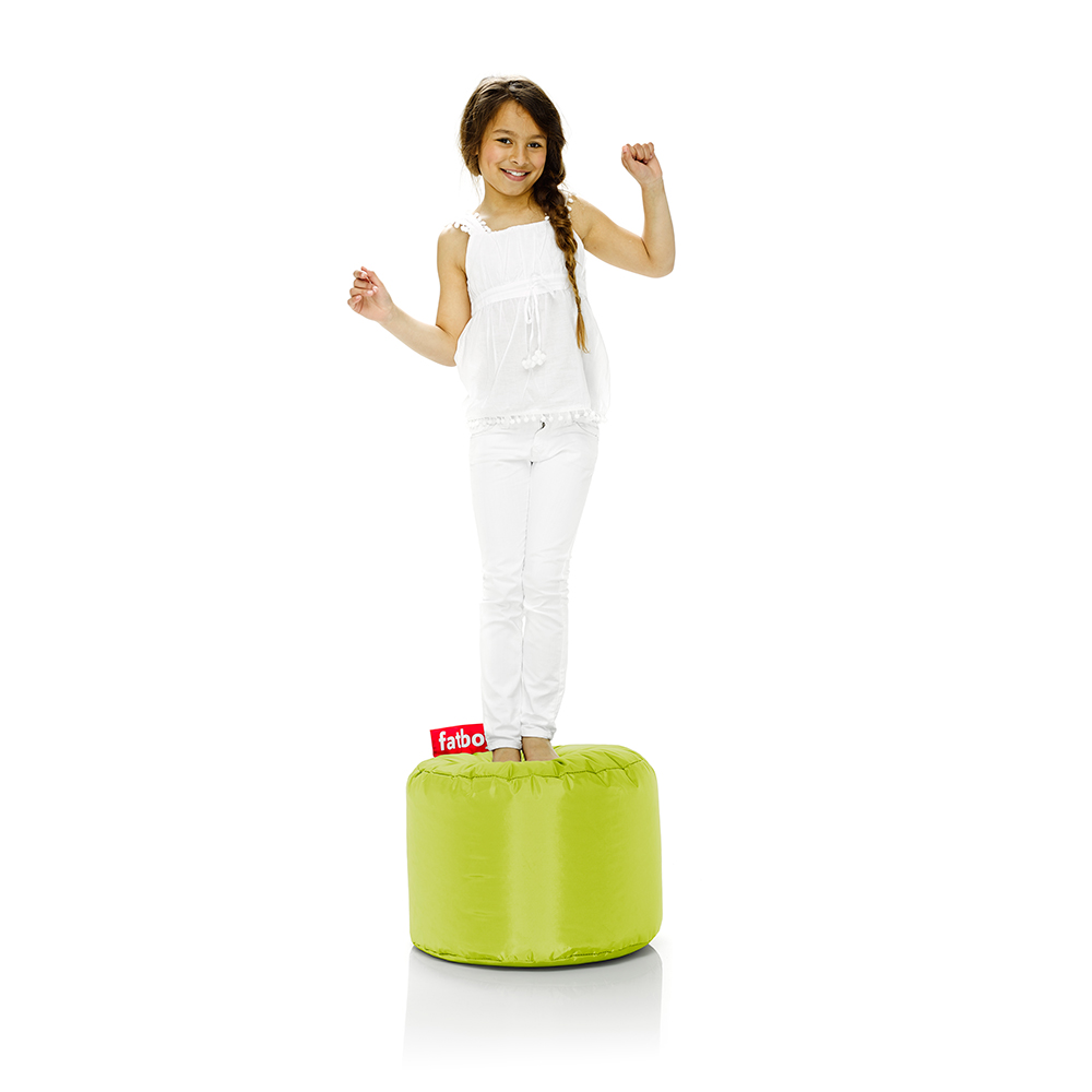 Детский пуфик Fatboy® point лимонно-зеленый 9000037 - Вид №1
