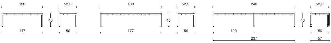 Diemme Модульная тканевая скамья со спинкой Snake sun-id-1406388 - Вид №10
