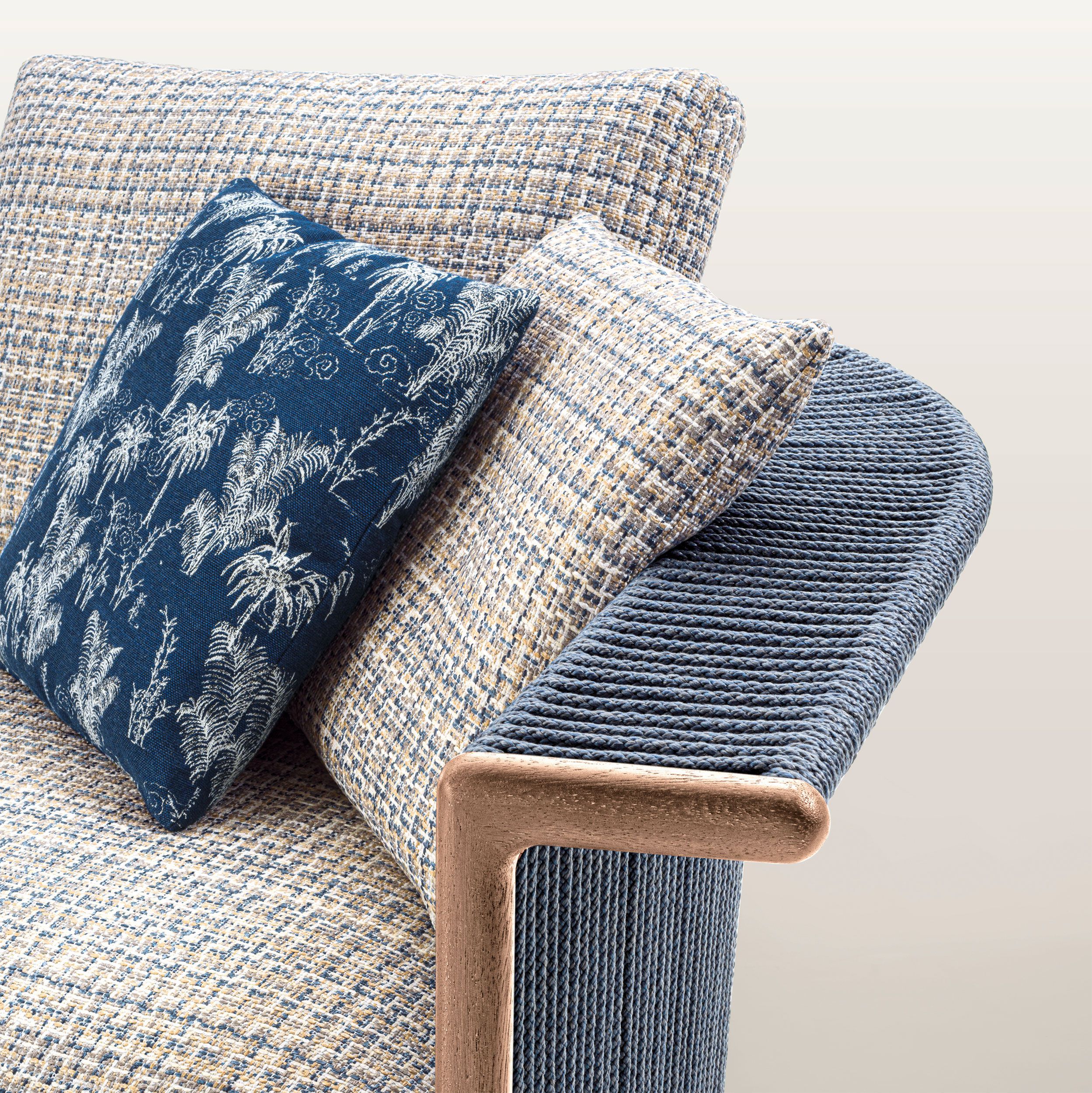 Тканевый угловой съемный садовый стул Longhi курорт ARCH-00064940 - Вид №1