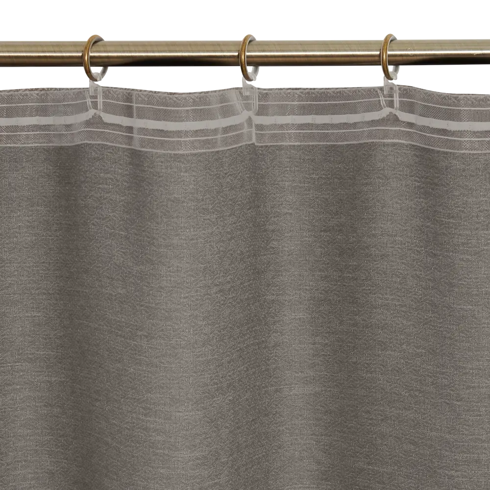 Штора на ленте Локо 160x260 см цвет коричневый MIAMOZA STLM-2041630 - Вид №3