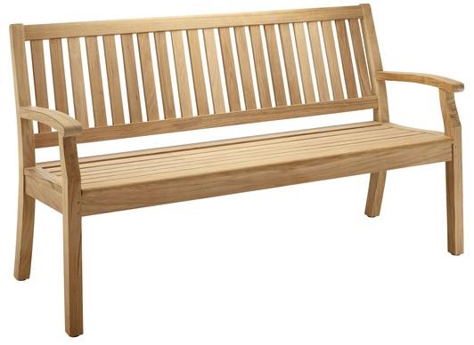 solpuri Садовая скамейка из тика с подлокотниками Windsor sun-id-1347287 - Вид №2