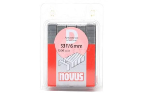 13696924 Скобы для степлера (6 мм; 53F/6; 1200 шт.) 042-0374 Novus